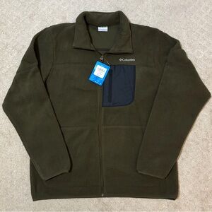 Columbia Dark Green Fleece Jacket